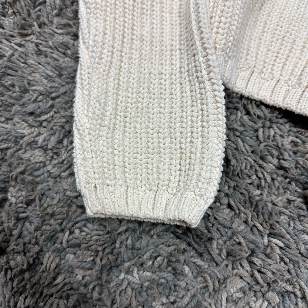 Zara Cropped Knit Sweater Asymmetric Neck, Size S <<<<224>>> - Picture 8 of 12